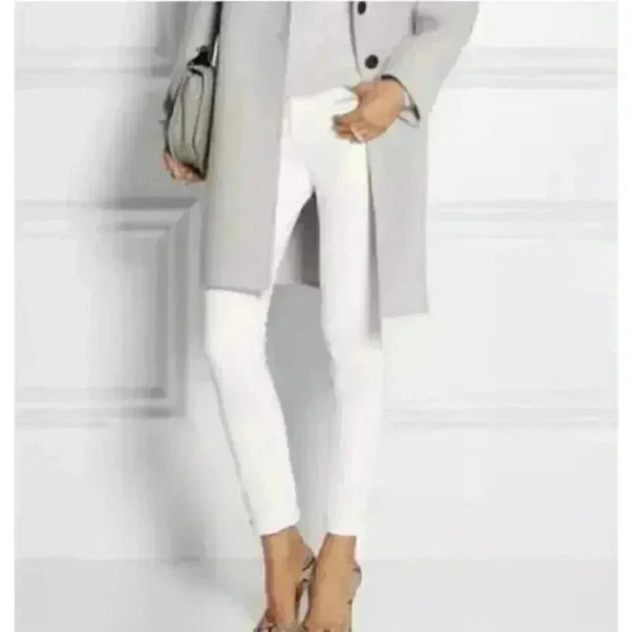 WOMEN'S ADRIANO GOLDSCHMIED AG JEANS ☆ WHITE ☆ STILT ROLL-UP  CIGARETTE - Picture 1 of 11